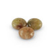 Natuursteen rondel kralen kwarts 2x4mm Moss green